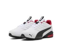 PUMA Electro SL Straßenlaufschuh, Unisex, Weiß/Schwarz, für alle Zeiten, Rot, 6 UK