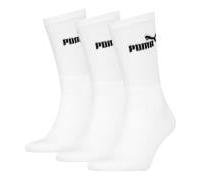 Freizeitsocken PUMA, Herren, Gr. 39-42, weiß, Obermaterial: 80% Baumwolle, 16% Polyester, 3% Polyamid, 1% Elasthan, unifarben, elastisch, Socken, Atmungsaktiv, feuchtigkeitsregulierend, Stretchanteil
