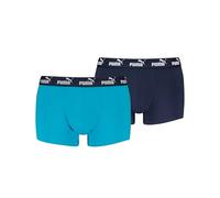 PUMA Men's Elements Trunk, Blue Combo, S (2er Pack)