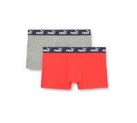 Puma PUMA ELEMENTS MEN BASIC TRUNKS 2P XXL Red / Grey Melange 003 (893710) verschiedene XXL