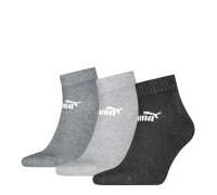 PUMA Elements Quarter 3er-P. Socken Damen|Herren grau 39