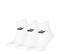 PUMA Elements Quarter 3er P. Socken Damen|Herren weiß 39