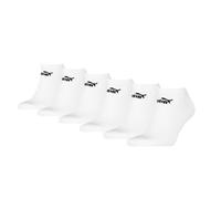 PUMA Unisex Sneaker Socken knöchelhoch für Damen Herren 6er Pack, Farbe:White, Socken & Strümpfe:39-42