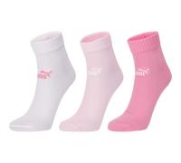 Puma ELEMENTS UNISEX PLAIN QUARTER 3P Unisex Socken, rosa, größe 39-42 39/42