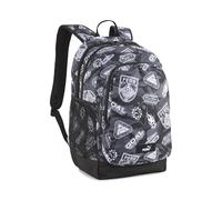 PUMA Erwachsene Academy 29 l Rucksack mit Allover-Print OneSize, Black Football AOP