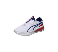 Sneaker PUMA "BMW M Motorsport Solar Sneakers Erwachsene", Gr. 45, weiß cool cobalt pop rot blau, Obermaterial: Textil, Synthetik; Futter: Textil - Naturfaser; Innensohle: Textil; Laufsohle: Gummi, Sc