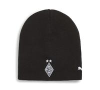 Puma Erwachsene Borussia Mönchengladbach Wende-Beanie OneSize, Black/White | Offizieller Fanartikel Fohlenshop | Wendemütze für Erwachsene | Schwarzes & weißes Design