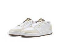 Puma Court Classic Lux SD Sneakers Unisex Schuhe | White/Alpine Snow/Flat Bronze | Größe: 44 White