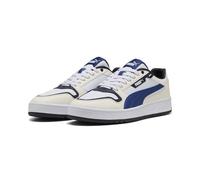 Sneaker PUMA "Court Classic Street Sneakers Erwachsene", Damen, Gr. 40, weiß blau jewel frosted ivory, Obermaterial: Synthetik; Futter: Synthetik, Textil; Innensohle: Textil; Laufsohle: Gummi, Schuhe