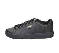 Sneaker PUMA "Court Classico Sneakers Erwachsene", Damen, Gr. 43, schwarz gold, Obermaterial: Synthetik, Textil; Futter: Textil; Innensohle: Textil; Laufsohle: Gummi, Schuhe Sneaker (37852607-43) schw