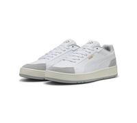 Sneaker PUMA "Court Classico Sport Sneakers Erwachsene", Damen, Gr. 42, weiß (weiß cool light gray), Obermaterial: REF, Synthetik, Leder, Textil; Futter: Textil; Innensohle: Textil; Laufsohle: Gummi,