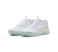 PUMA Erwachsene Dagger 2 Mid Basketballschuhe 41, White Silver Feather Gray Metallic
