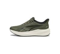 Trainingsschuh PUMA "Dasher Lite SLIPTECH™ Laufschuhe Erwachsene", Damen, Gr. 47, grün (moss veil warm weiß schwarz soft grass grün), Obermaterial: Textil, Synthetik. Futter: Textil. Innensohle: Texti