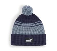 PUMA Erwachsene Essentials Beanie mit Bommel OneSize, Navy Mix Blue