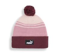 PUMA Erwachsene Essentials Beanie mit Bommel OneSize, Ruby Shimmer Mix Red