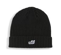PUMA Essentials Patch Mid Crown Beanie, Accessoires, Schwarz, OSFA Black