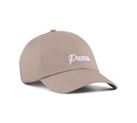 PUMA Erwachsene Essentials Script Dad Cap OneSize, Sandstone Beige