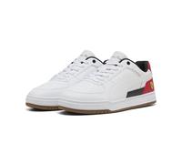 Sneaker PUMA "Ferrari Caven III Sneakers Erwachsene", Herren, Gr. 44, rot (weiß rosso corsa rot), Obermaterial: Textil, Synthetik. Futter: Textil. Innensohle: Textil. Laufsohle: Gummi, Schuhe Sneaker