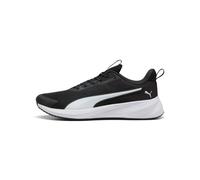 Trainingsschuh PUMA "Flyer Lite 4 Laufschuhe Erwachsene", Damen, Gr. 36, schwarz-weiß (schwarz, weiß), Obermaterial: Synthetik, Textil. Futter: Textil. Innensohle: Textil. Laufsohle: Gummi, Synthetik,
