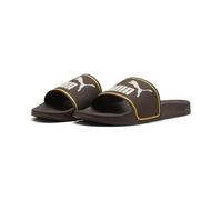 Sandale PUMA "Leadcat 2.0 Sandalen Erwachsene", Herren, Gr. 37, chocolate braun alpine snow gelb sizzle weiß, Obermaterial: Synthetik. Futter: Textil. Innensohle: Synthetik, Textil. Laufsohle: Synthet