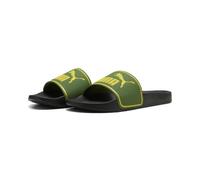 PUMA Erwachsene Leadcat 2.0 Sandalen 47, Earthy Green Bright Mango Yellow Black