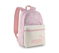 PUMA Erwachsene Phase 22 l Rucksack mit Allover-Print OneSize, Wild Pink Alpine Snow Floral AOP White