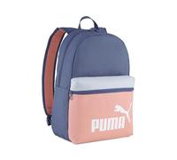PUMA Erwachsene Phase Rucksack mit Colour-Blocking OneSize, Blue Crystal Colorblock