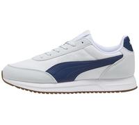 PUMA Erwachsene R78 Lightwind Sneakers 44.5, White Blue Jewel Silver Mist Gray