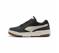 PUMA Erwachsene Rebound Retro Sneakers 46, Black White Dusky Gray Warm