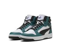 PUMA Erwachsene Rebound Sneakers 41, Emerald Ice Black White Green