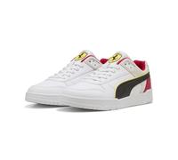 PUMA Erwachsene Scuderia Ferrari HP RBD Game Sneakers mit niedrigem Profil 42.5, White Rosso Corsa Red