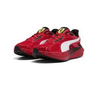 Sneaker PUMA "Scuderia Ferrari Hypnotic Sneakers Erwachsene", Herren, Gr. 42.5, rot (rosso corsa weiß rot), Obermaterial: Kuhleder, Synthetik, Textil. Futter: Textil. Innensohle: Textil. Laufsohle: Gu