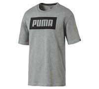 PUMA Erwachsene Shirt Rebel Basic Tee, M Gray Heather, S, 850554 03