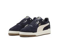 Sneaker PUMA "Shuffle Downtown Sneakers Erwachsene", Damen, Gr. 44, new navy alpine snow blau weiß, Obermaterial: Textil, Synthetik, Kuhleder; Futter: Textil; Innensohle: Textil; Laufsohle: Gummi, Sch