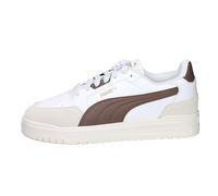 PUMA Erwachsene Shuffle Downtown Sneakers 44, White Flat Bronze Vapor Gray Brown