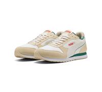 PUMA Erwachsene St Miler Retro Run Sneakers 42, Warm White Canvas Wild Green Beige