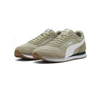 Sneaker PUMA "ST MILER Sneakers Erwachsene", Gr. 45, lux army weiß gum grün beige, Obermaterial: Synthetik, Kuhleder, Textil; Futter: Textil; Innensohle: Textil; Laufsohle: Gummi, Schuhe (71696730-45)