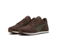 PUMA Erwachsene ST Runner v4 Nylon Sneakers 36, Chestnut Brown Moss Veil White Gum Green