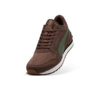 PUMA Erwachsene ST Runner v4 Nylon Sneakers 42, Chestnut Brown Moss Veil White Gum Green