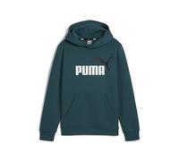 Puma ESS + 2 COL BIG LOGO HOODIE FL B Jungen Kapuzenpullover, grün, größe 140