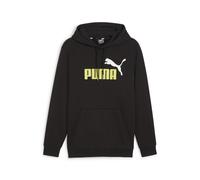 PUMA Herren Kapuzensweat ESS 2 Col Big Logo Hoodi PUMA BLACK-LIME SHEEN L (4099686980627)