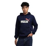PUMA ESS+ 2 Col Big Logo Hoodie Sweatshirt Unisex Erwachsene, Golden Fog, S