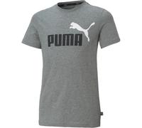 Puma Ess+ 2 Col Logo Jungen T-Shirt, grau 140
