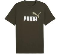PUMA Essentials 2 Color No. 1 Logo T-Shirt Herren 70 - dark olive XL