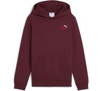 Puma ESS 2 Color Small No. 1 Logo FL Jungen Kapuzensweater, rot 140