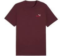 Puma Herren T-Shirt ESS 2 COLOR Small No. 1 Logo Tee (684717) Ruby Shimmer S