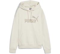 Puma Ess+ Animal FL Damen Kapuzensweater, weiß M