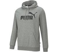 PUMA Ess Big Logo Fleece-Hoodie Herren medium gray heather S