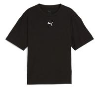PUMA Mädchen ESS Boxy Tee G T-Shirts, PUMA Black, 140