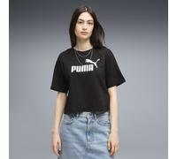 PUMA Damen ESS Cropped No. 1 Logo Relaxed T-Shirt XL, Black